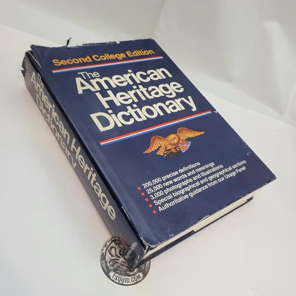 Houghton Mifflin American Heritage Dictionary Second College Edition Hardcover